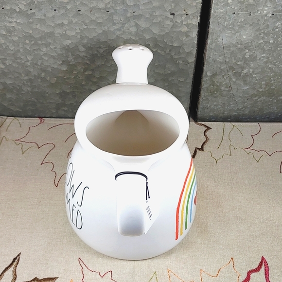 Rae Dunn Rainbows Welcomed Watering Container - Picture 3 of 4